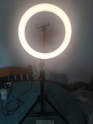 Aro de luz para fotos con soporte móvil