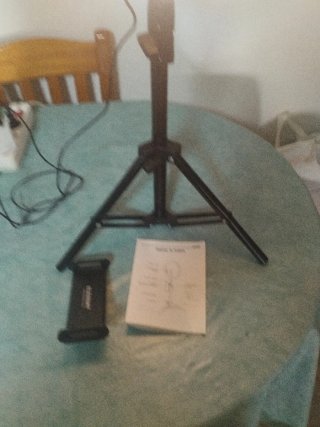 Aro de luz para fotos con soporte móvil