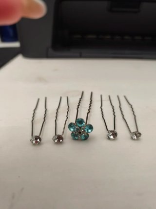 Fermagli per capelli con strass