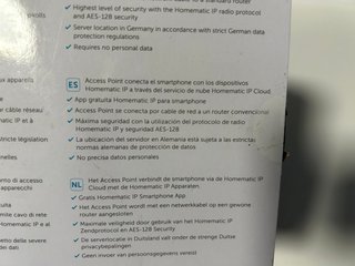 Punto de Acceso Homematic IP HMIP-HAP