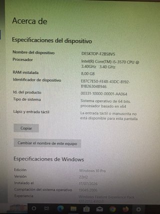 Ordenador Completo para juegos y trabajo I5