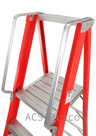 Escalera Fibra Tijera 2x5 - 1,42 Metros - 10401 - Mader