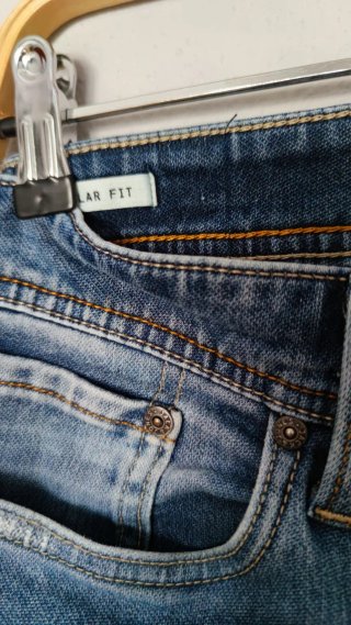 Shorts vaqueros desgastados para hombre