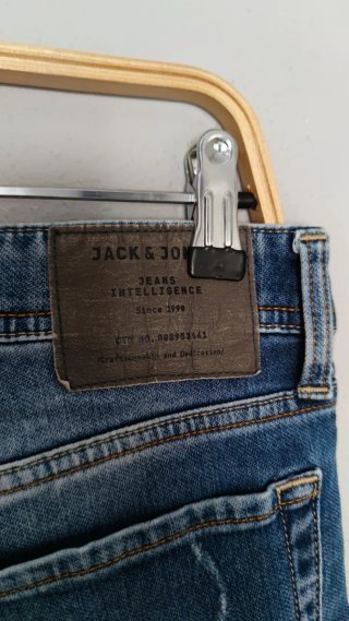 Shorts vaqueros desgastados para hombre