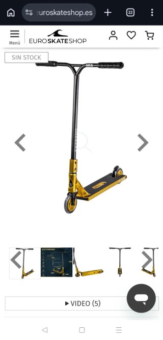 Patinete Freestyle NKD Scooter Profesional Trucos