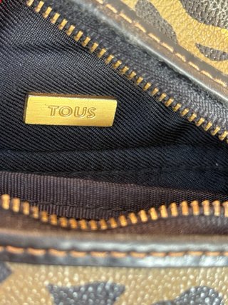 Bolso Tous Negro y Verde Militar