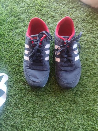 Zapatillas Adidas Mujer Negras y Rojas