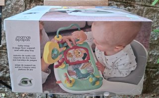 Asiento de suelo para bebé con juguetes
