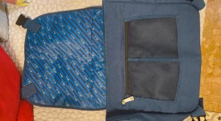 Bandolera Paul Frank Azul Mono