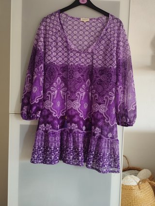 Blusón Morado Talla 44