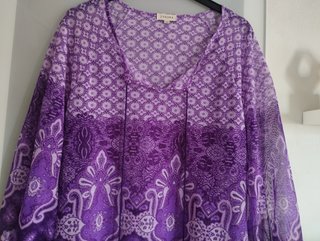 Blusón Morado Talla 44
