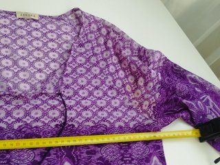 Blusón Morado Talla 44