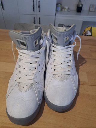 Nike Air Jordan 8 VIII Blancas Grises