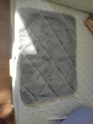 Alfombra de baño gris