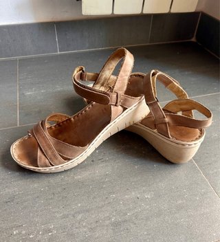 Sandalias Walk & Fly mujer Marrones