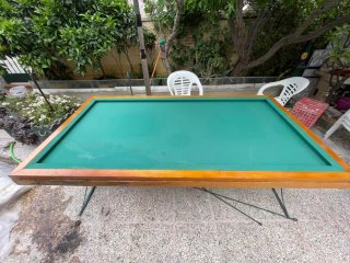 Mesa de billar americano artesanal
