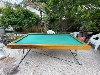 Mesa de billar americano artesanal