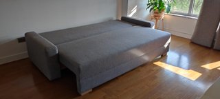 Sofá Cama IKEA 3 Plazas Gris
