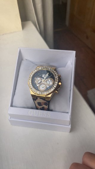 Reloj Guess Mujer Dorado leopardo