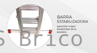 Escalera Aluminio 3x11 - 3+3+3 M - 66x25mm