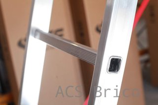 Escalera Aluminio 3x11 - 3+3+3 M - 66x25mm