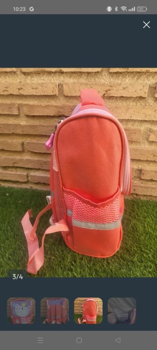 Mochila infantil gatito princesa