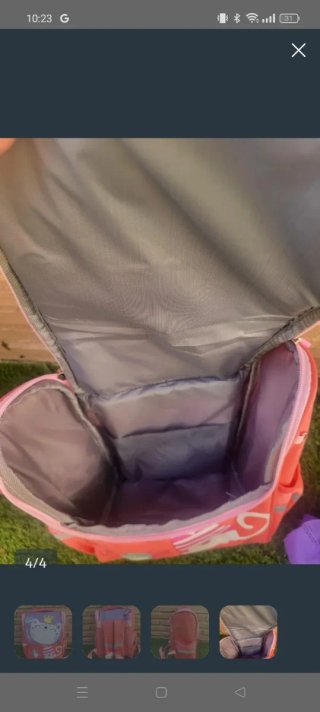 Mochila infantil gatito princesa