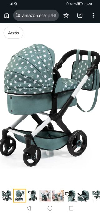 Cochecito Bebé Bayer Design Estrellas