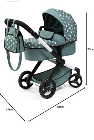Cochecito Bebé Bayer Design Estrellas