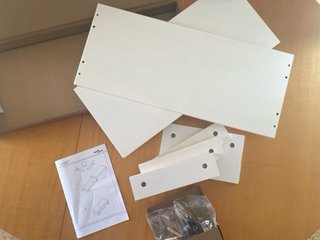 Soporte Monitor Madera Blanco