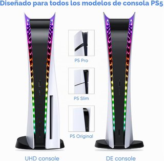 Tira LED RGB para PS5 con Mando