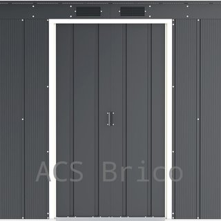 Caseta Metálica Eco Pent Roof 113x176x203 cm - Duramax