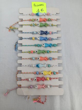 Pulseras de pescado 1€ unidad