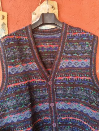 Gilet uomo vintage fantasia