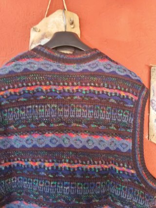 Gilet uomo vintage fantasia