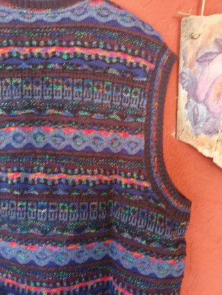 Gilet uomo vintage fantasia