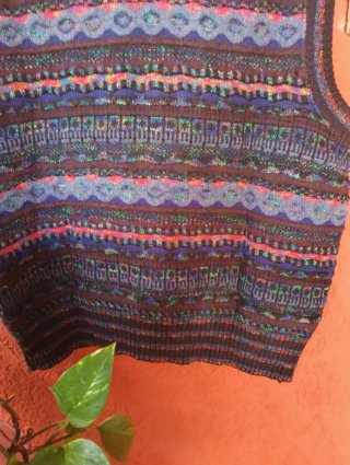 Gilet uomo vintage fantasia
