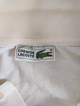 Lote 2 polos Dolce & Gabbana y Lacoste Vintage