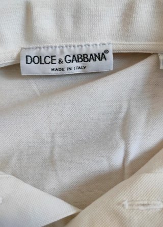 Lote 2 polos Dolce & Gabbana y Lacoste Vintage
