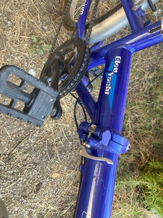 Bicicleta Plegable Urbana Azul