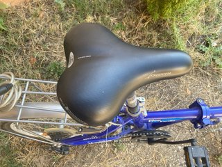 Bicicleta Plegable Urbana Azul