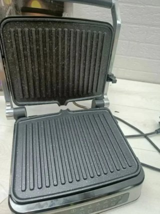 ZEEGMA Grill Chef Parrilla eléctrica y sandwichera