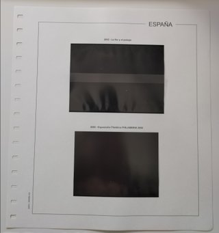 SUPLEMENTO EDIFIL 2002 SELLOS ESPAÑA ESTUCH.NEGROS