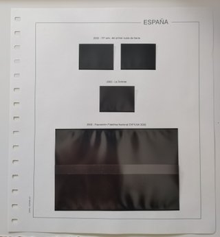 SUPLEMENTO EDIFIL 2002 SELLOS ESPAÑA ESTUCH.NEGROS