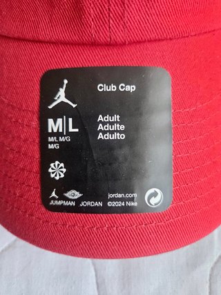 Gorra Jordan Roja Talla M/L Nueva