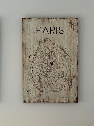 Conjunto 3 Cuadros de Madera ciudades 40x60 cm
