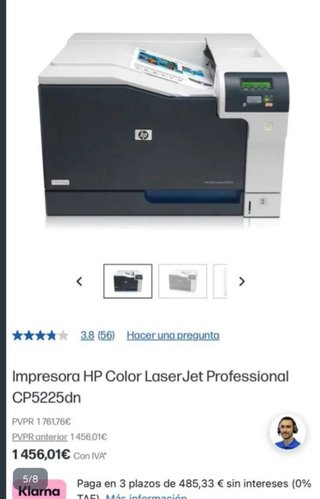 Impresora HP Color Laser CP5225