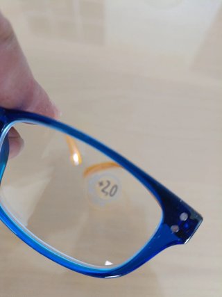 Gafas lectura +2.0 azul/naranja