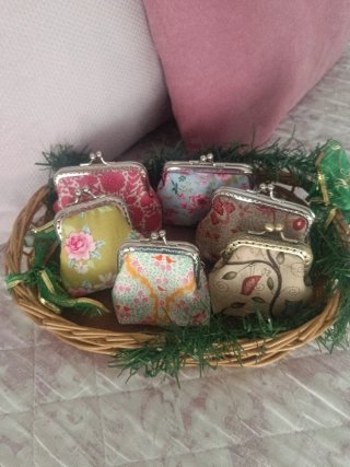 Monederos patchwork hechos a mano