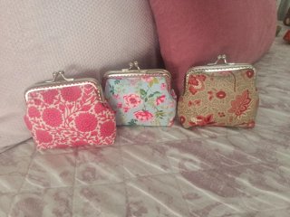 Monederos patchwork hechos a mano